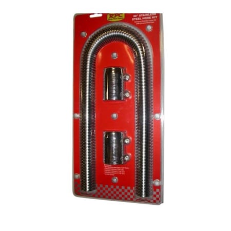 Racing Power 36 ft. Stainless Steel Radiator Hose Kit, Chrome RPC-R7308